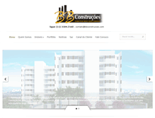 Tablet Screenshot of bbconstrucoes.com